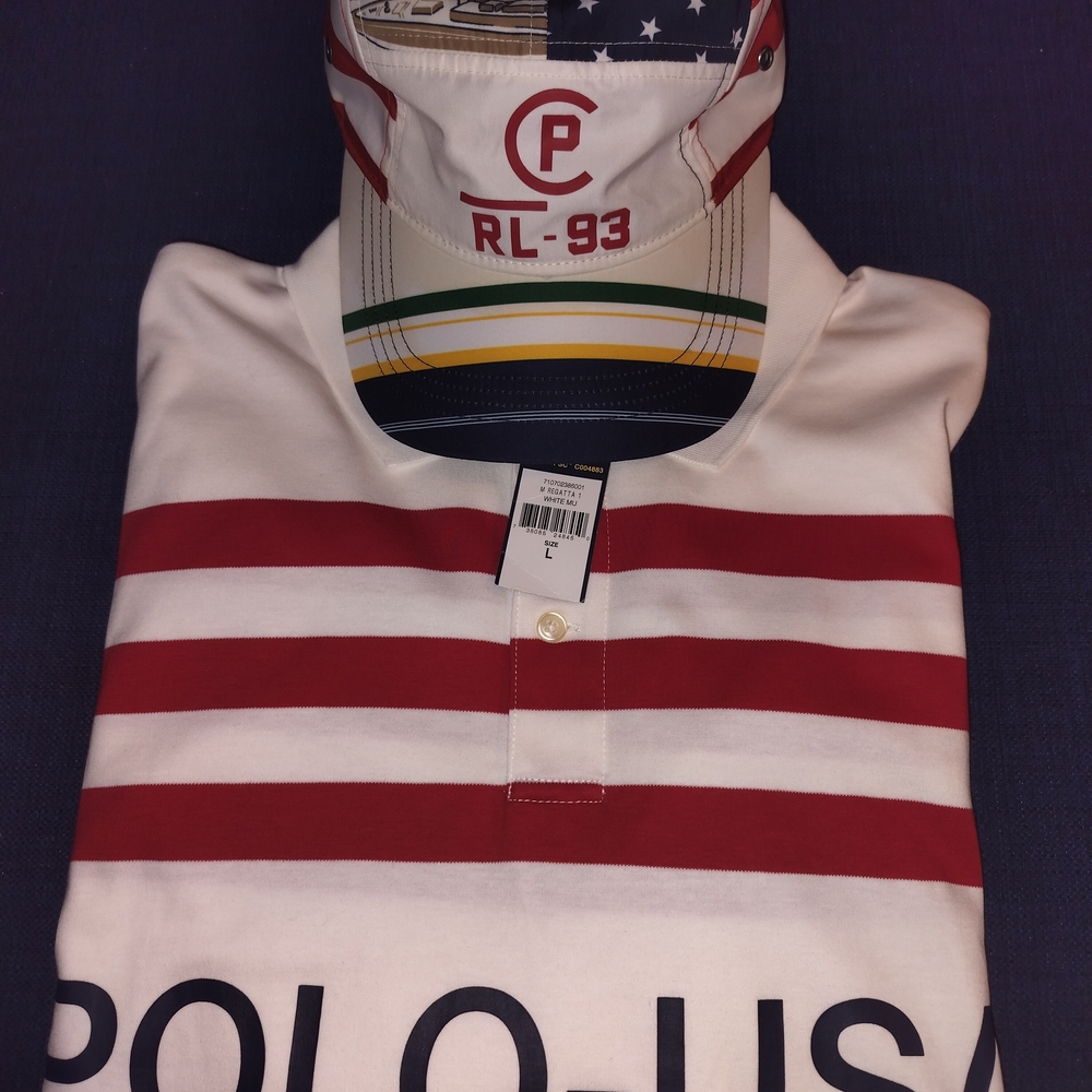 Polo Ralph Lauren Regatta Shirt (NWT)/Hat Combo